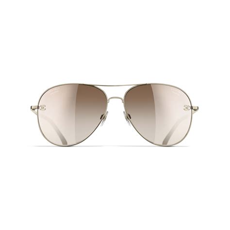 chanel titanium sunglasses|CHANEL Sunglasses: Pilot Sunglasses, titanium & calfskin — .